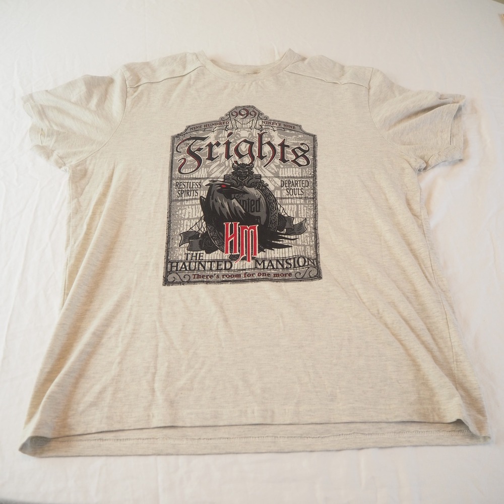 Disney Parks Haunted Mansion 999 Frights T Shirt Men's Large Happy Haunts Ghosts